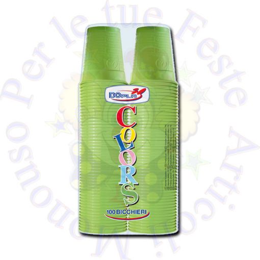 Picture of Bicchieri verde acido 200ml 50pz