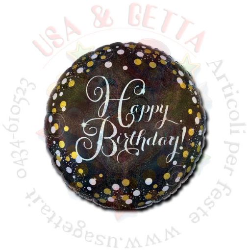 Immagine di Pallone sparkling birthday Ø45cm