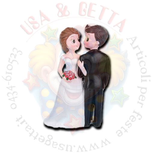 Immagine di Sposi sguardo 16cm