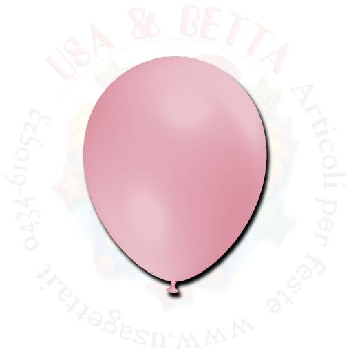 Immagine di Palloncino rosa cipria lattice Ø30cm 1pz