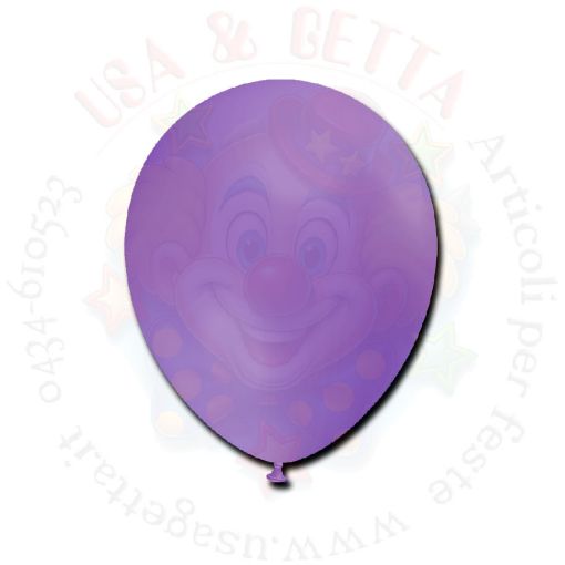 Immagine di Palloncino lattice lavanda pastello 12cm