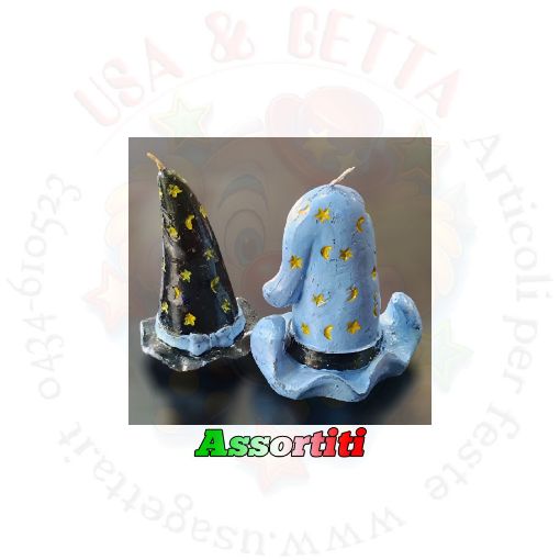 Immagine di Candela cappello Halloween 