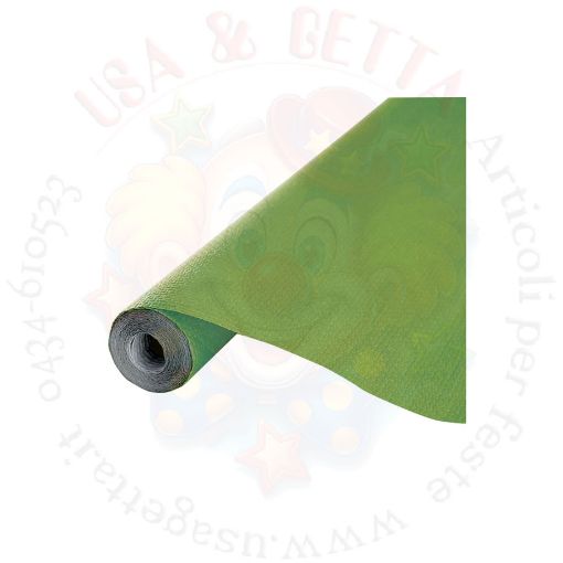 Immagine di Tovaglia carta goffrata verde 120cm x 5mtr