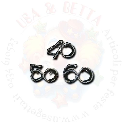 Immagine di Occhiali neri 60 diamondframe 1pz